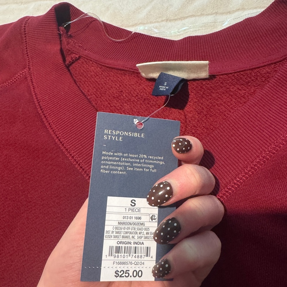 NWT Target Sweatshirt - Picture 5 of 6